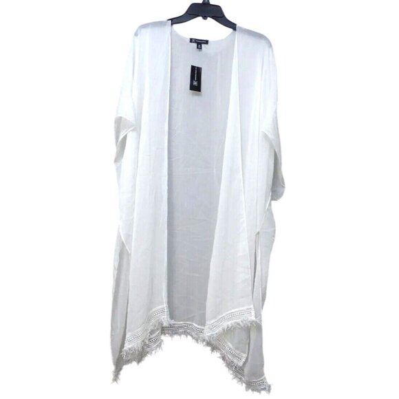 Inc International Concepts Easy Solid Fringe Topper, OS - Picture 2 of 10